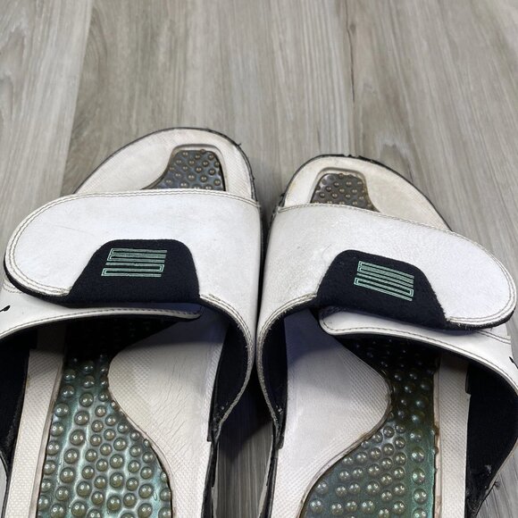 Nike Air Jordan 11 Hydro EASTER Slides Size 12 Emerald AA1336 117 Slide - Picture 8 of 16